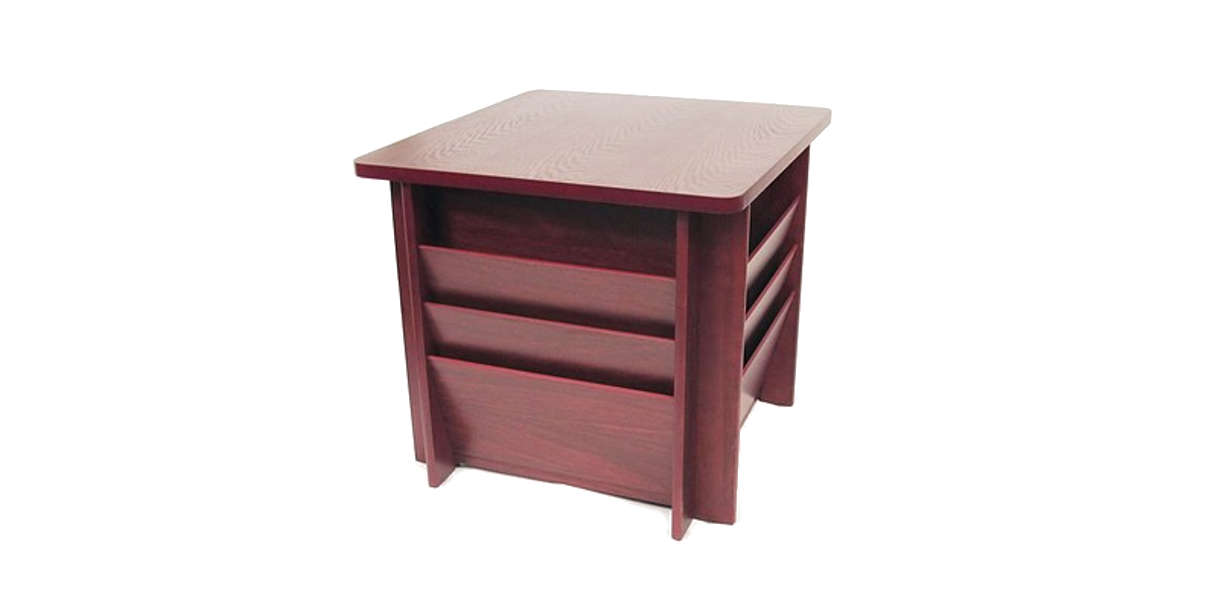 Buddy Products® Square Wood Reception Table