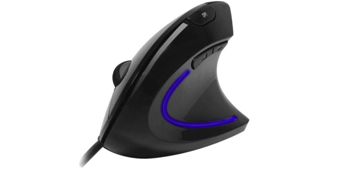 Adesso® iMouse E1 Vertical Ergonomic Illuminated USB Mouse