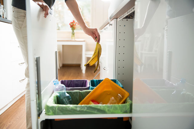 Recycling ideas for the office breakroom