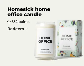 Image of Homesick office candle
