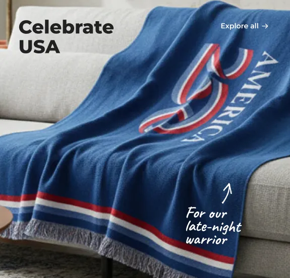 Image of USA blanket