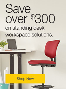 Save over $130 on sit-stand solutions.
