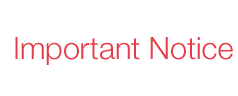 Important Notice