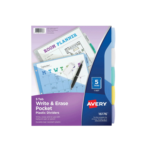 White & erase dividers