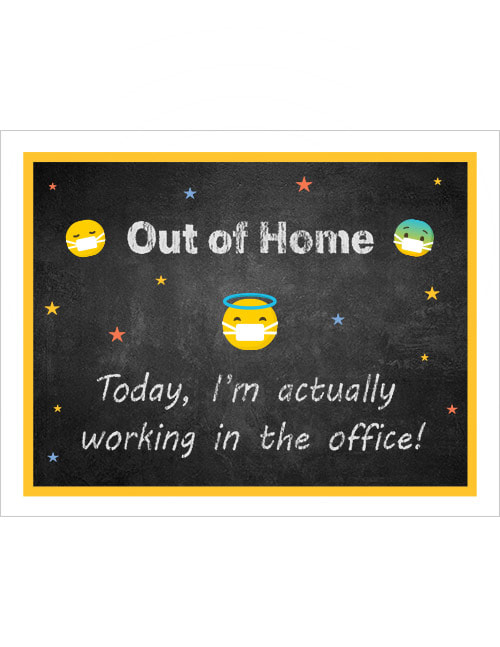 back to the office out of home sign