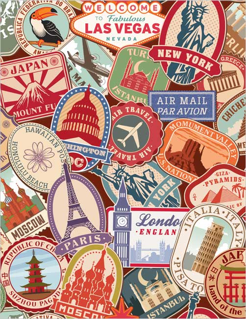 travel stickers