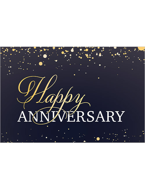 Anniversary gold design