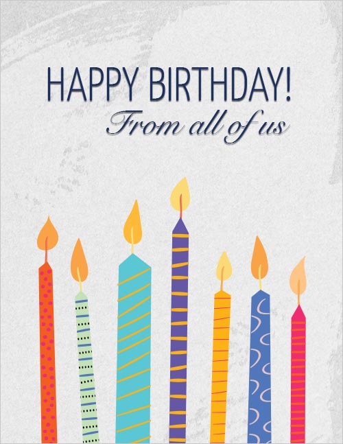 Birthday candles