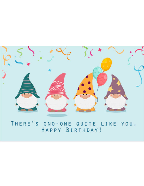 Birthday gnomes