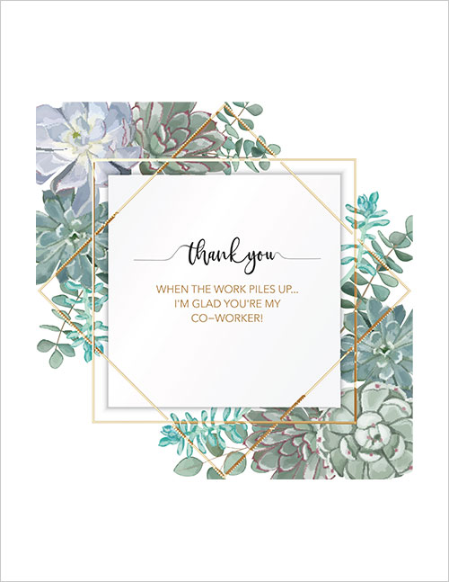 Co-worker Appreciation thank you flowers