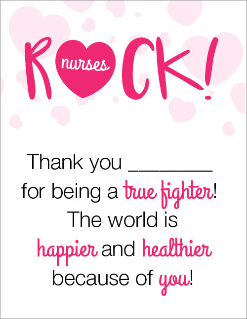 Nurse Appreciation rock