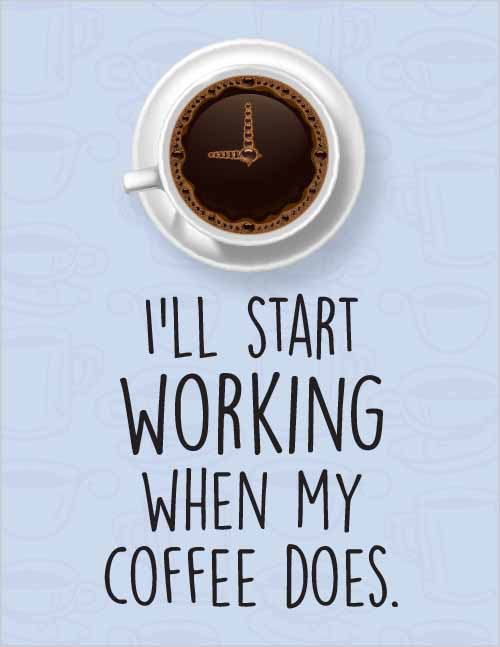 Office morale–coffee working
