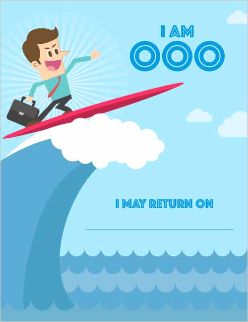 Office morale–out of office surfing