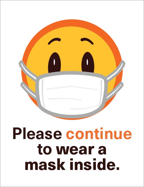 COVID mask sign