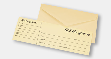 Gift Certificates