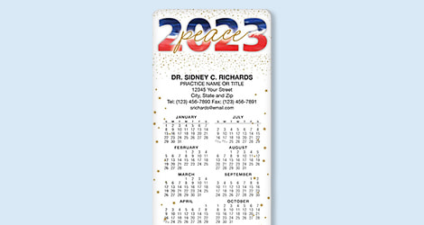 Hanging Calendar Cards