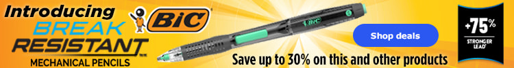 BIC | Introducing break resistant mechanical pencils.