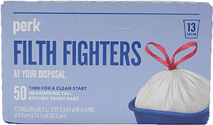 Perk™ 13 Gallon Kitchen Trash Bag