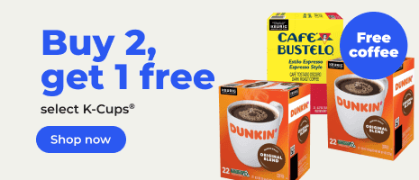 Buy 2, get 1 free select K-Cups®