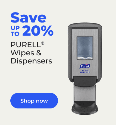 Save up to 20% Purell wipes & dispensers