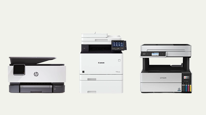 image for types of printers