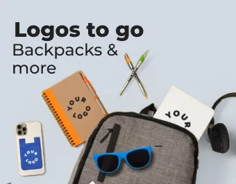 Logos to go, backpacks and more