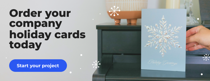 Order your company holiday cards