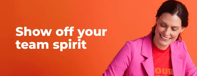 Show off your team spirit