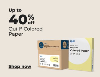 Shop now: Quill colored paper
