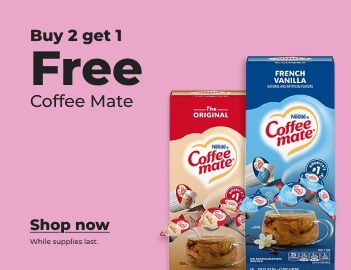 Shop now: Buy 2 get 1 free Coffee Mate