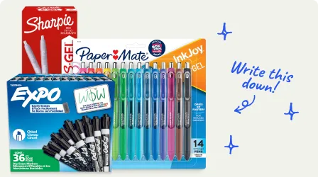 Shop now: pens and markers up to 40% off