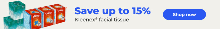 Save up to 15% - Kleenex facial tissue