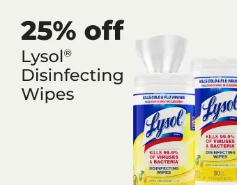 Image of Lysol wipes