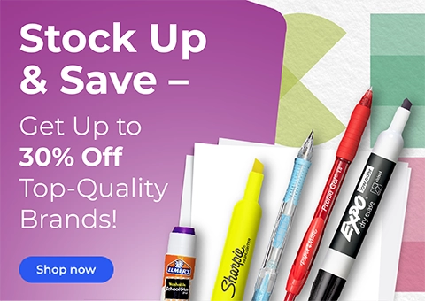 Stock up and save - get up to 30% off