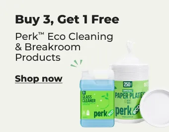 Shop now: Buy 3 get 1 image of Perk Eco cleaning products