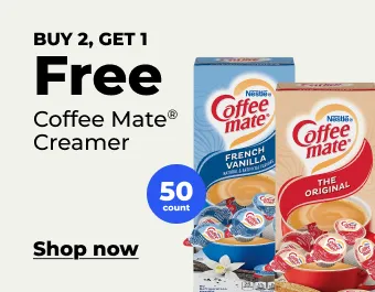 Buy 2, get 1 free Coffee Mate creamer
