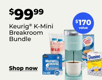$99.99 Keurig K-Mini breakroom bundle