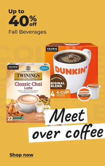 Shop now: Up to 40% off Fall beverages