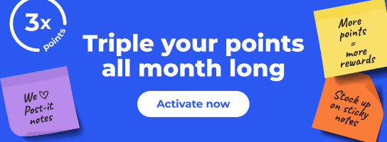 triple your points all month long