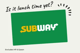 Image of Subway card