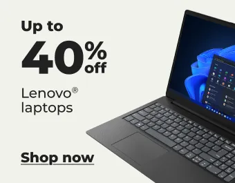 Up to 40% off Lenovo laptops