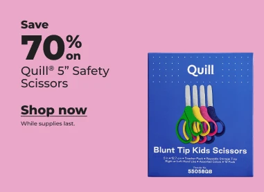 Shop now: save 70% on Quill safety scissors