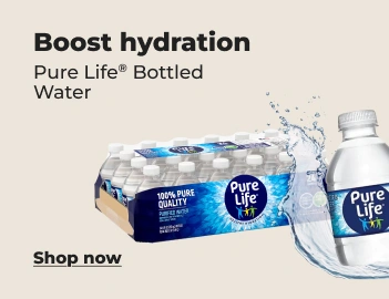 Shop now: boost hydration Pure Life water