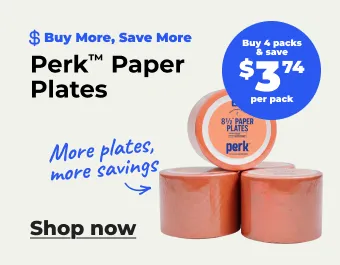 Shop now: Perk paper plates