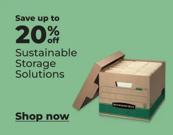 Shop now: sustainable storage boxes up to 20% off