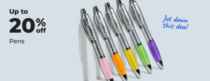 Up to 20% off pens