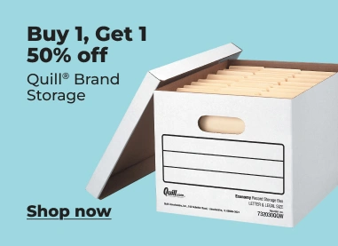Shop now: Buy 2 get 1 50% off Quill storage