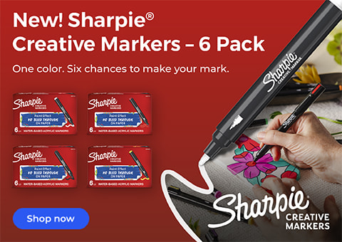 Sharpie creative markers - 6 pack
