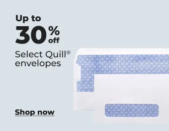 Up to 30% off Quill envelopes