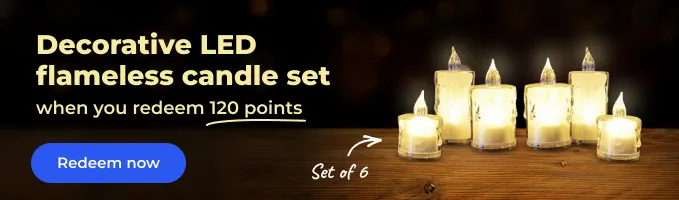 Decorative LED Flameless Candle Set